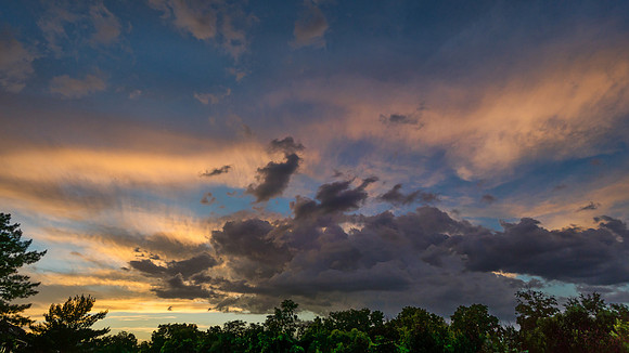 Storm Cloud at Sunset II